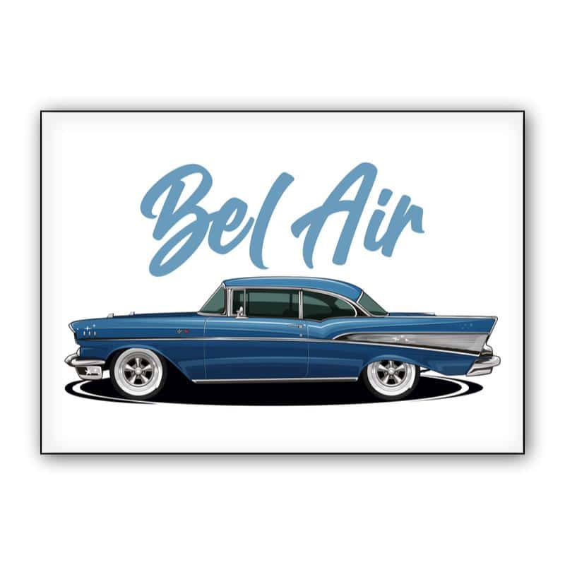 Chevrolet Bel Air 1957 Car Canvas Chevrolet thumbnail 1