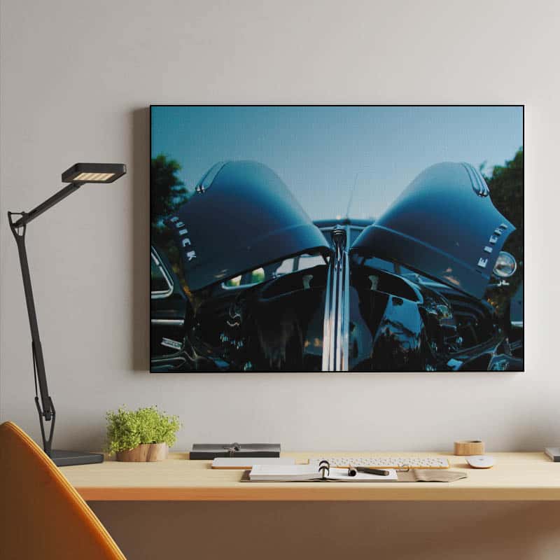 Black Buick Eight Canvas Print thumbnail 2