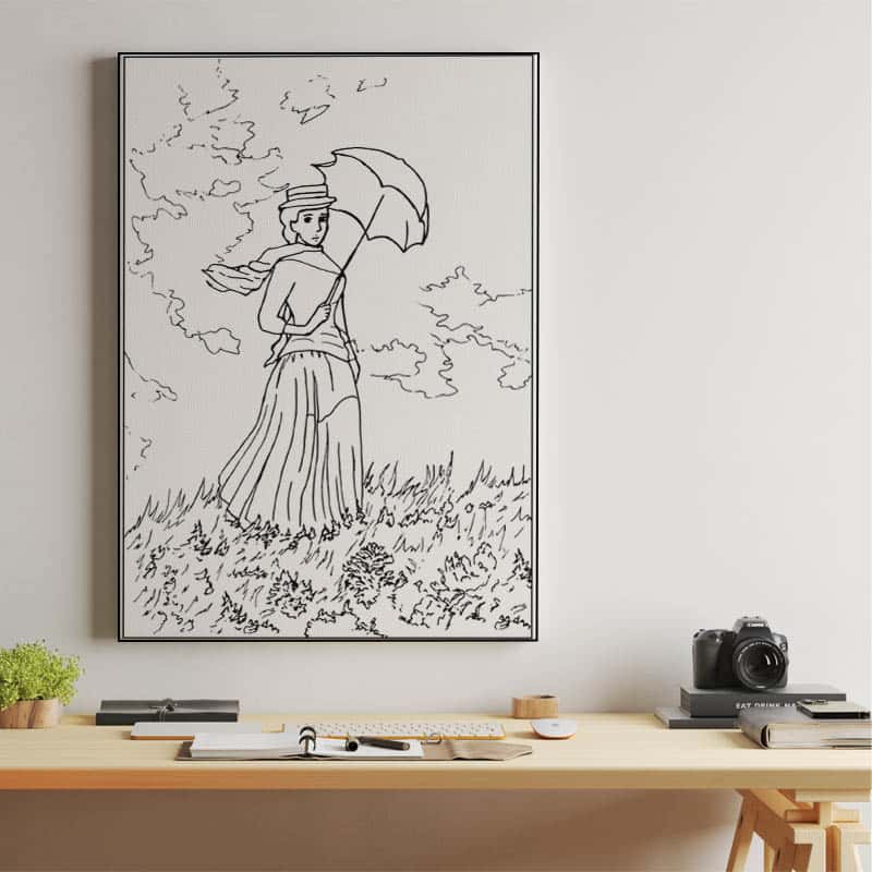 Woman with umbrella thumbnail 2