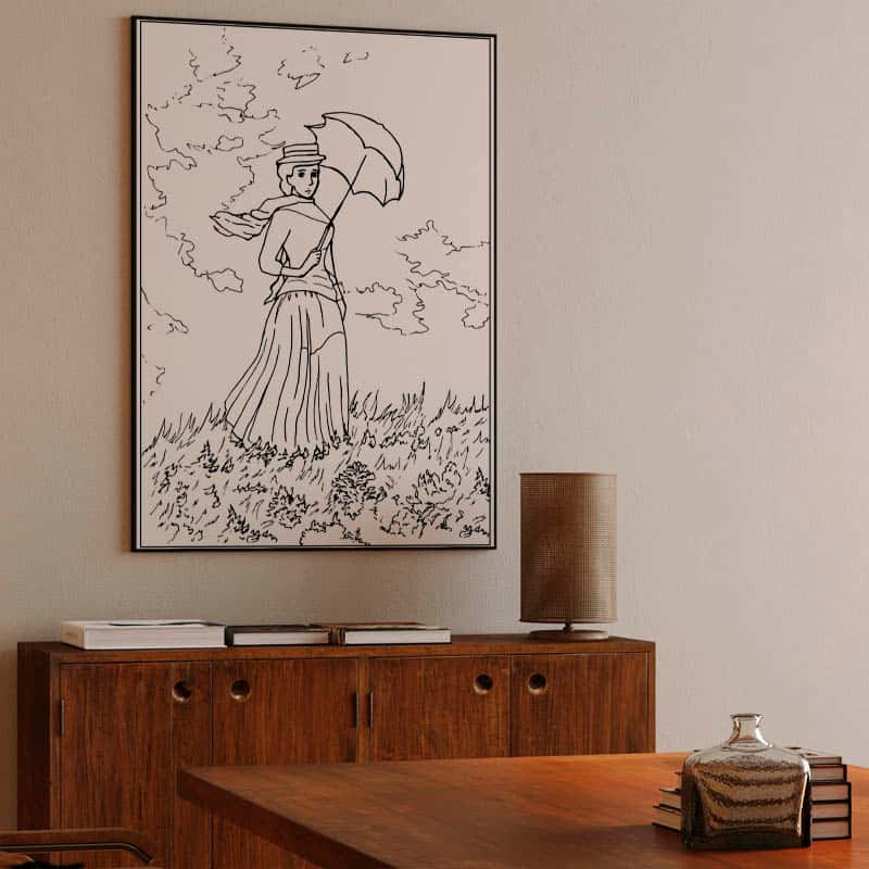 Woman with umbrella thumbnail 3