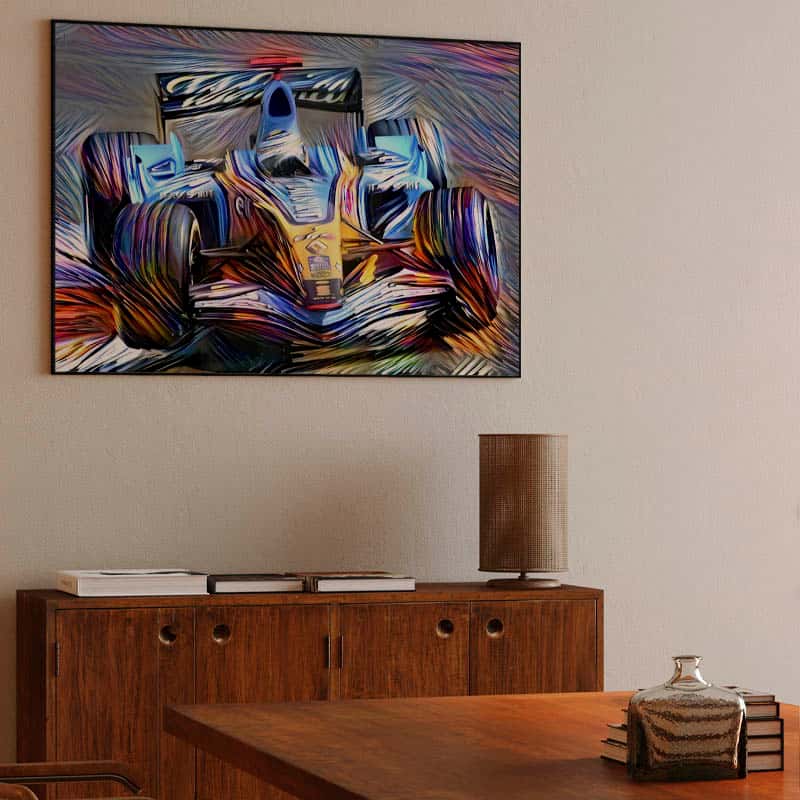 Digital Art Formula 1 Renault Fernando Alonso thumbnail 3