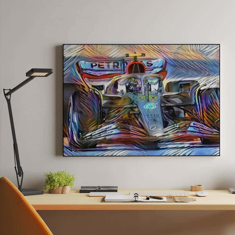 Digital Art Formula 1 Mercedes Benz Lewis Hamilton thumbnail 2