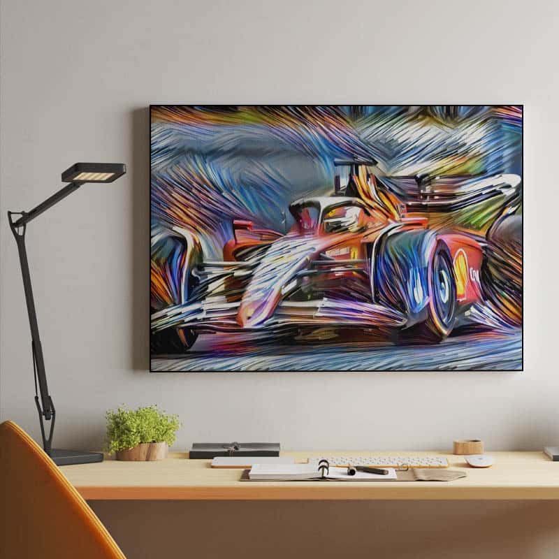 Digital Art Formula 1 Ferrari Charles Leclerc thumbnail 2
