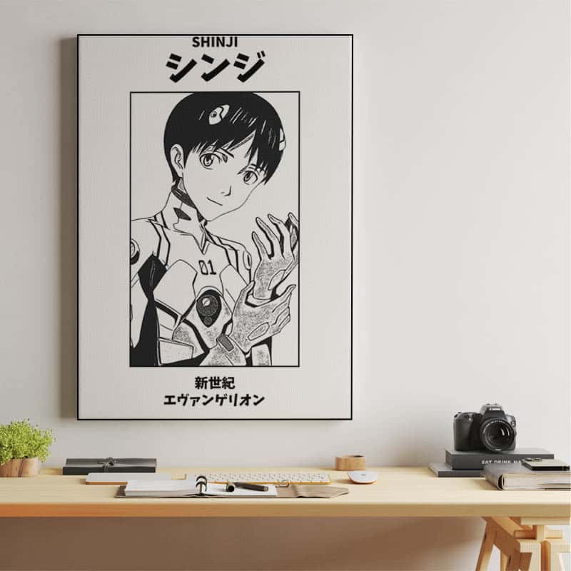 Shinji Black and White thumbnail 2