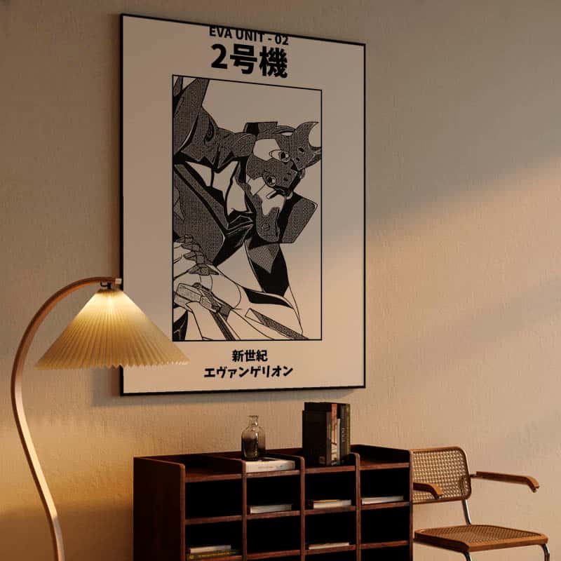 Eva Unit 02 Black and White thumbnail 4