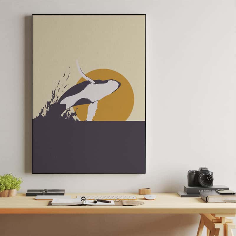 Humpback Whale and Sunset thumbnail 2