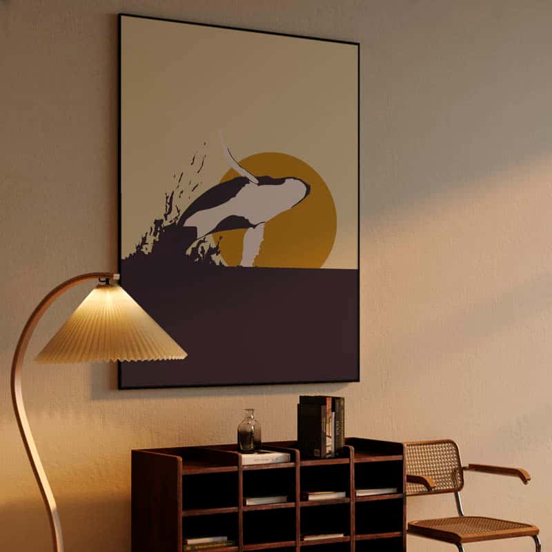Humpback Whale and Sunset thumbnail 4