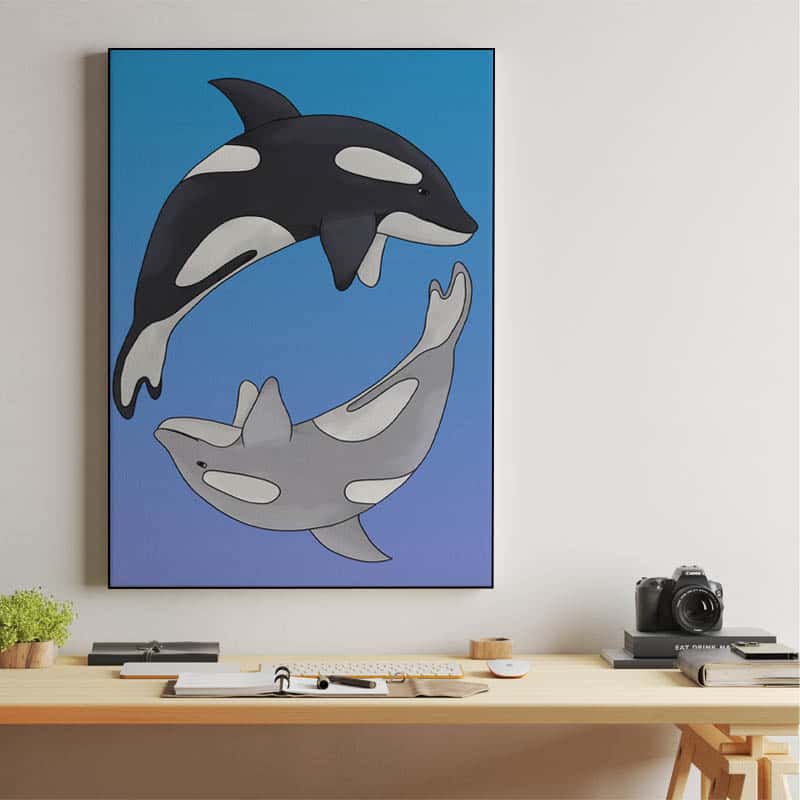 Orcas - yin yang thumbnail 2