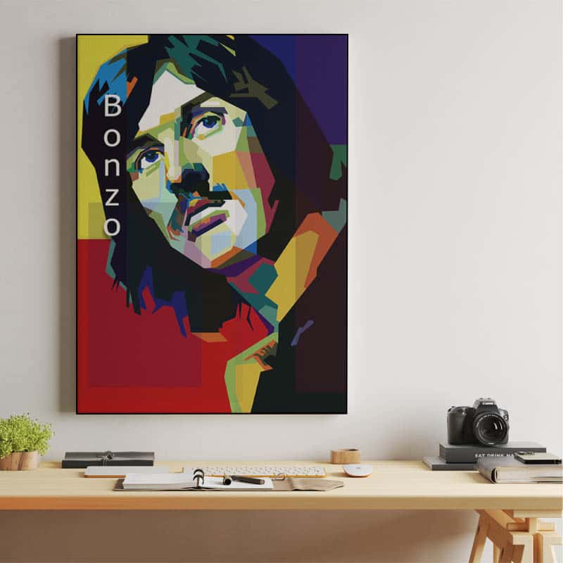 John Bonham "Bonzo" Pop Art WPAP thumbnail 2