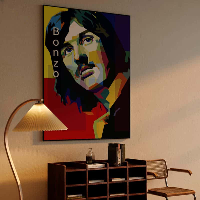John Bonham "Bonzo" Pop Art WPAP thumbnail 4