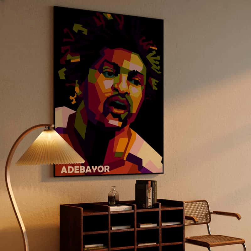Emmanuel Adebayor in wpap pop art thumbnail 4