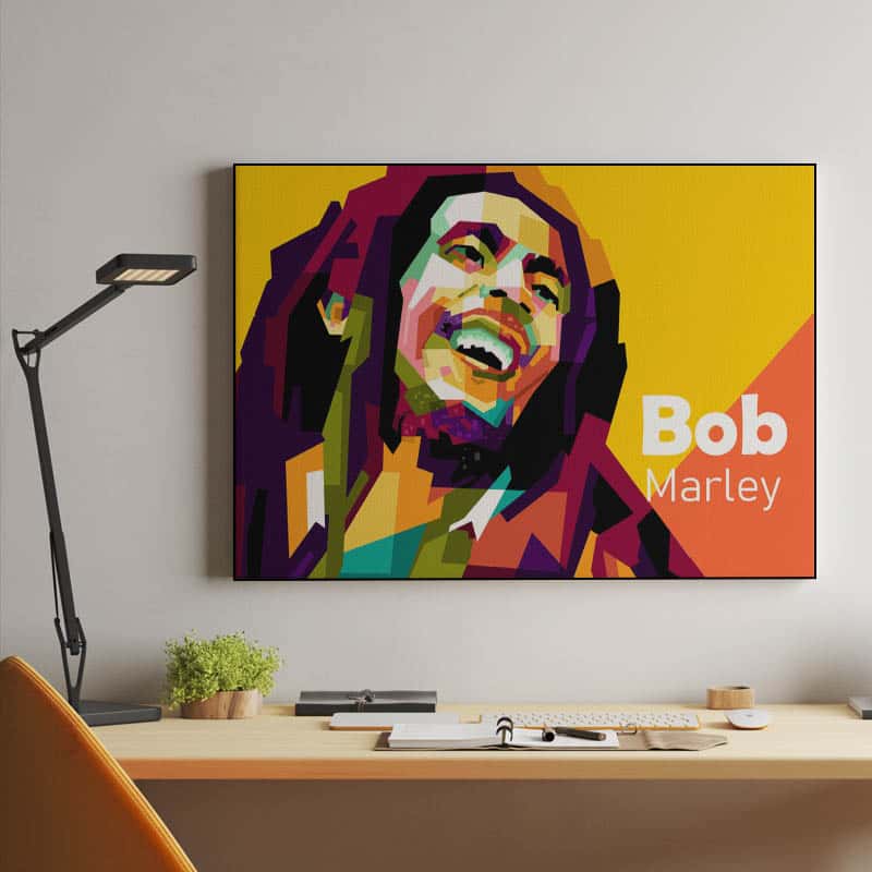 Icon Music reagge in wpap pop art thumbnail 2
