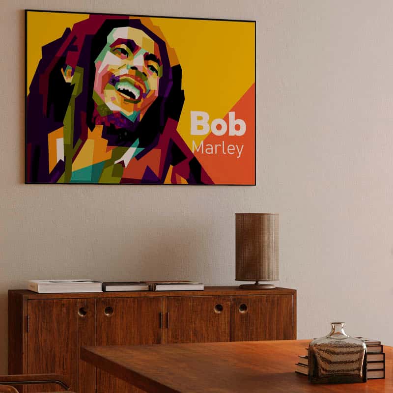 Icon Music reagge in wpap pop art thumbnail 3