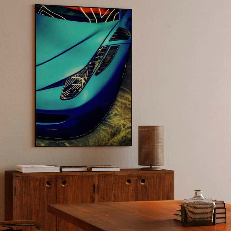Ferrari 458 (electric blue) thumbnail 3
