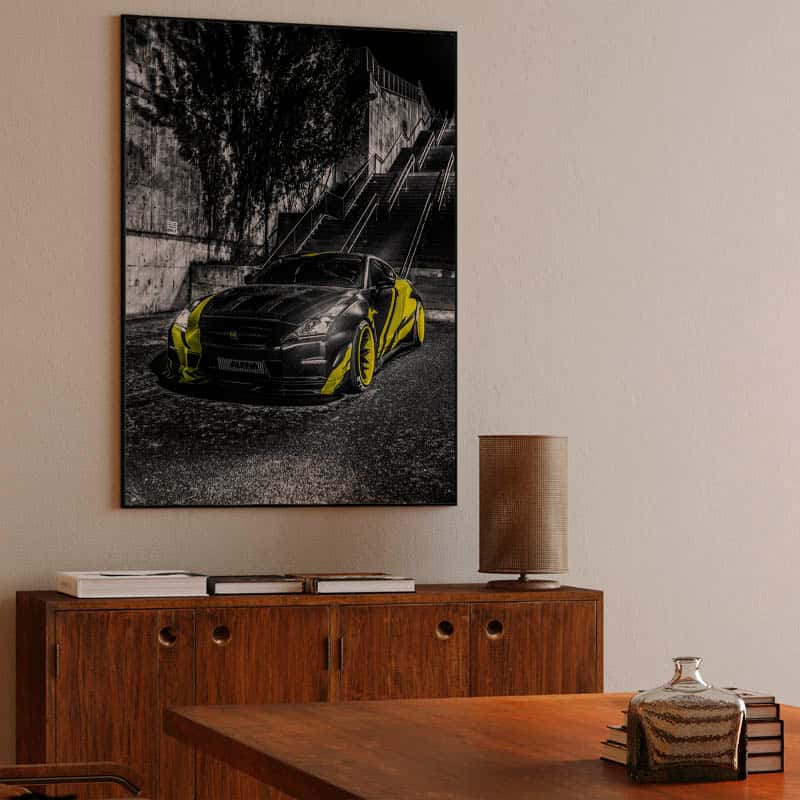 Nissan GT-R (black &amp; yellow) thumbnail 3