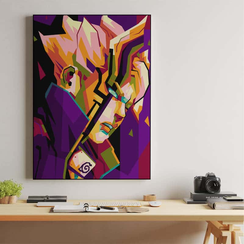 Boruto mode Karma in pop art thumbnail 2
