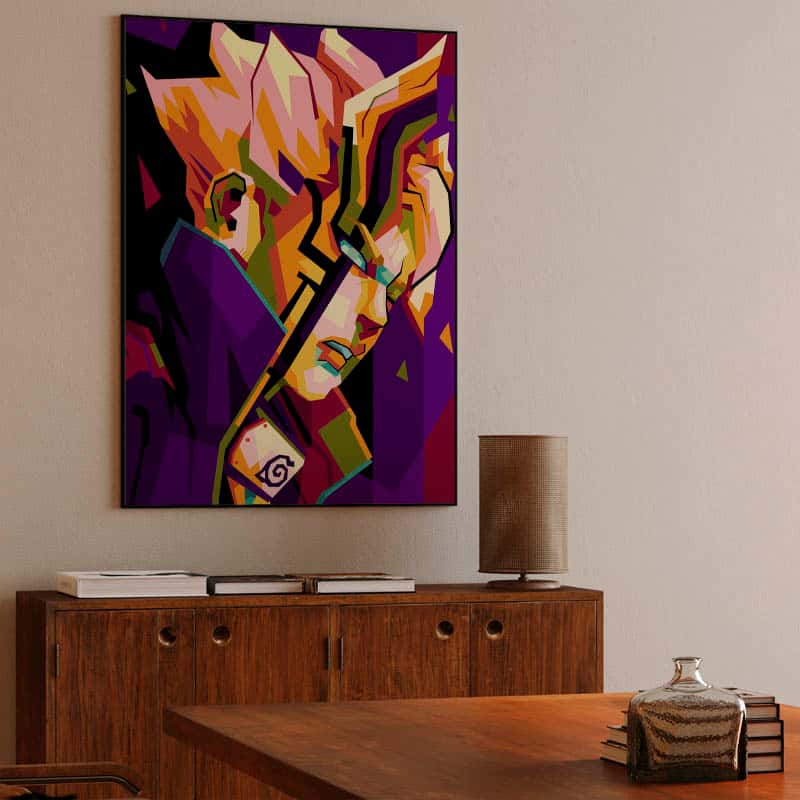 Boruto mode Karma in pop art thumbnail 3