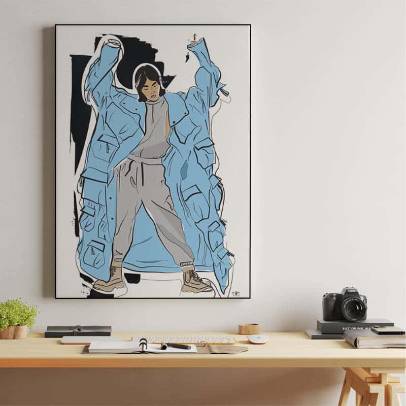 Girl in Blue thumbnail 2
