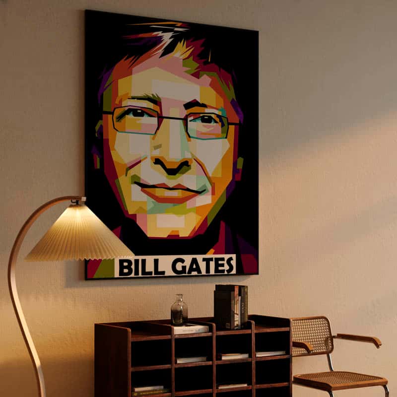 Amazing pop art Bill Gates thumbnail 4