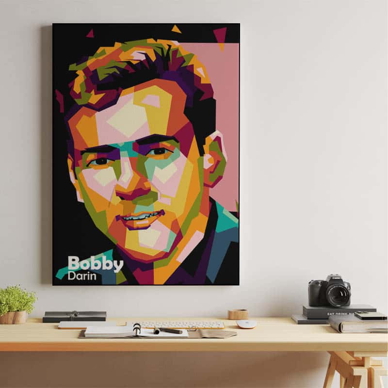 Music 70s Bobby Darin in wpap art thumbnail 2