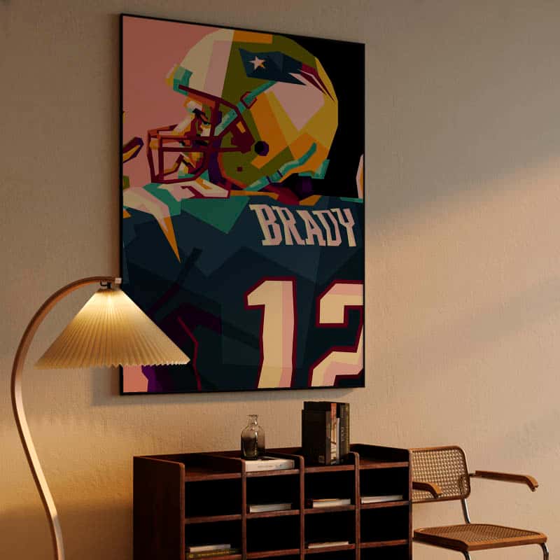 Tom Brady in wpap pop art thumbnail 4