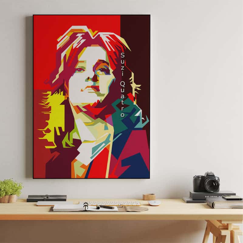 Suzi Quatro Pop Art WPAP thumbnail 2
