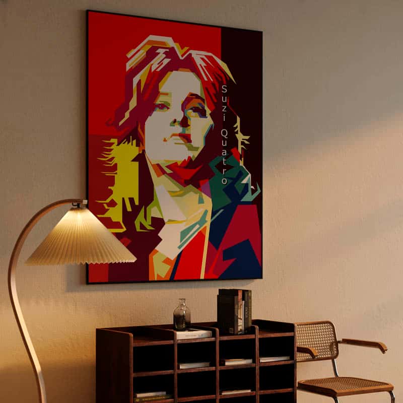 Suzi Quatro Pop Art WPAP thumbnail 4