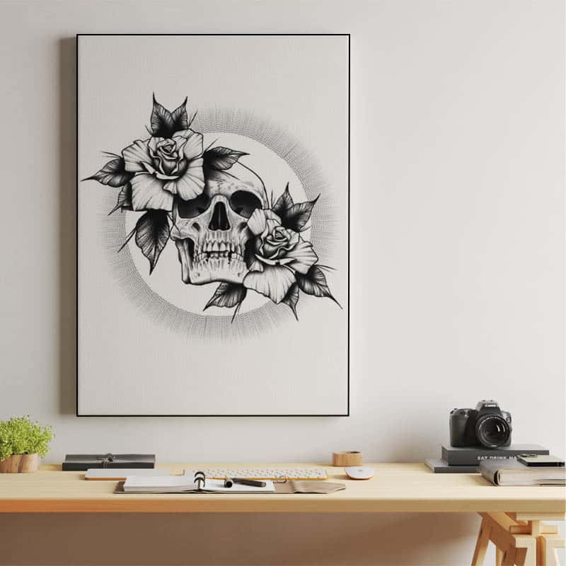 skull and roses thumbnail 2