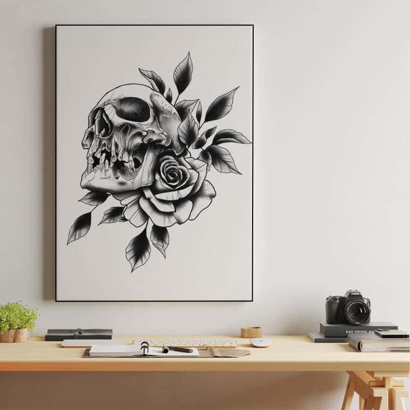 skull and rose thumbnail 2
