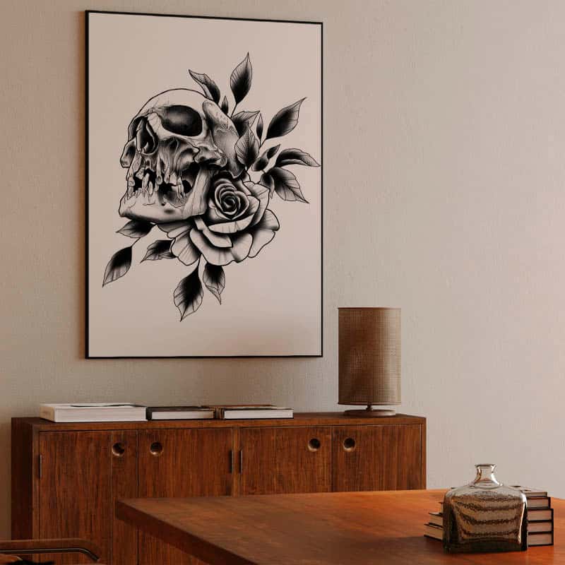 skull and rose thumbnail 3