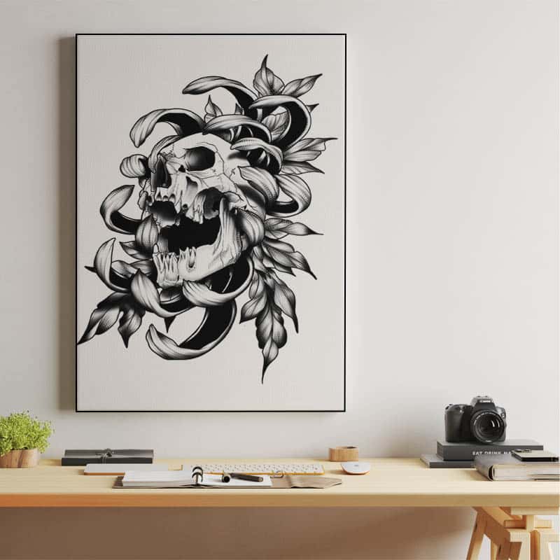 skull crysanthinum thumbnail 2