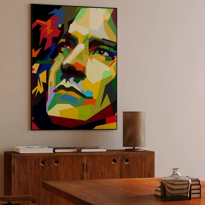 Robert Plant Pop Art WPAP - Canvast Print thumbnail 3