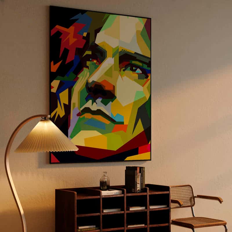 Robert Plant Pop Art WPAP - Canvast Print thumbnail 4
