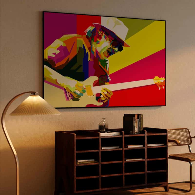 Carlos Santana Pop Art WPAP thumbnail 4