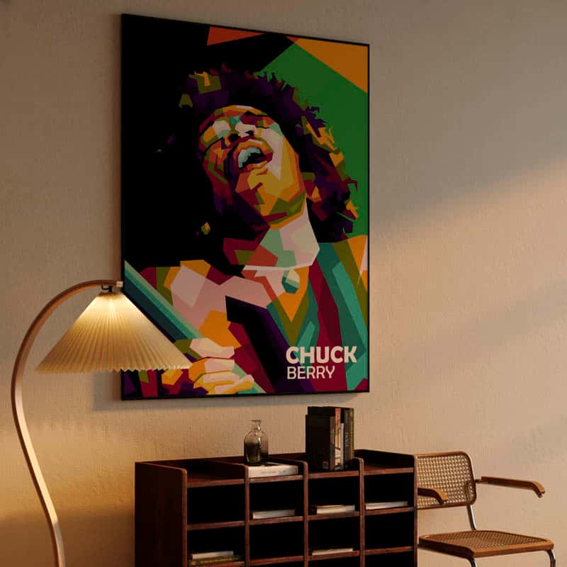 Legend Music Chuck Berry in pop art thumbnail 4