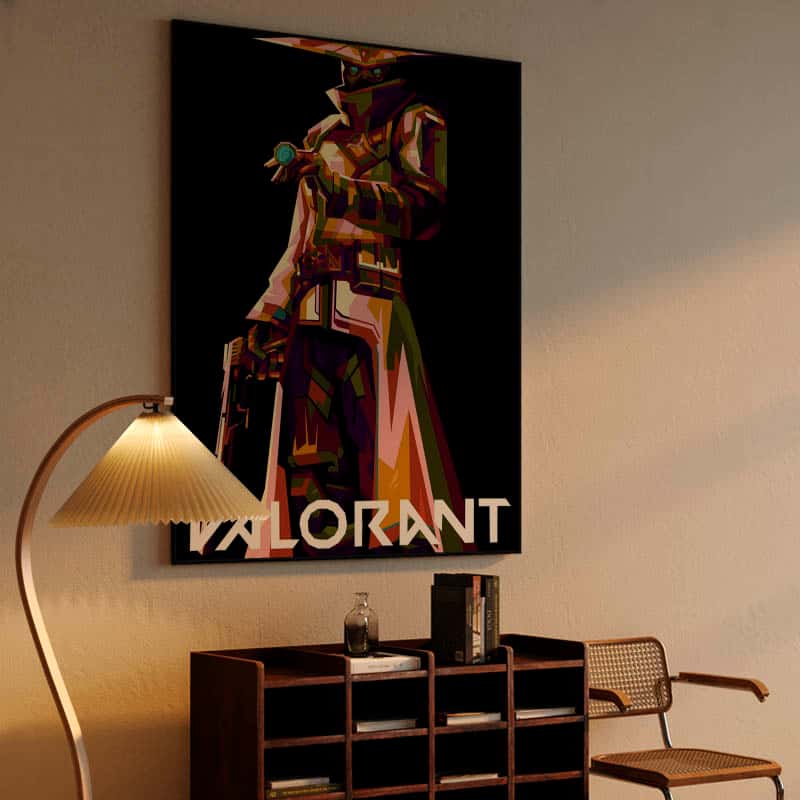 Chyper Valorant in wpap pop art thumbnail 4