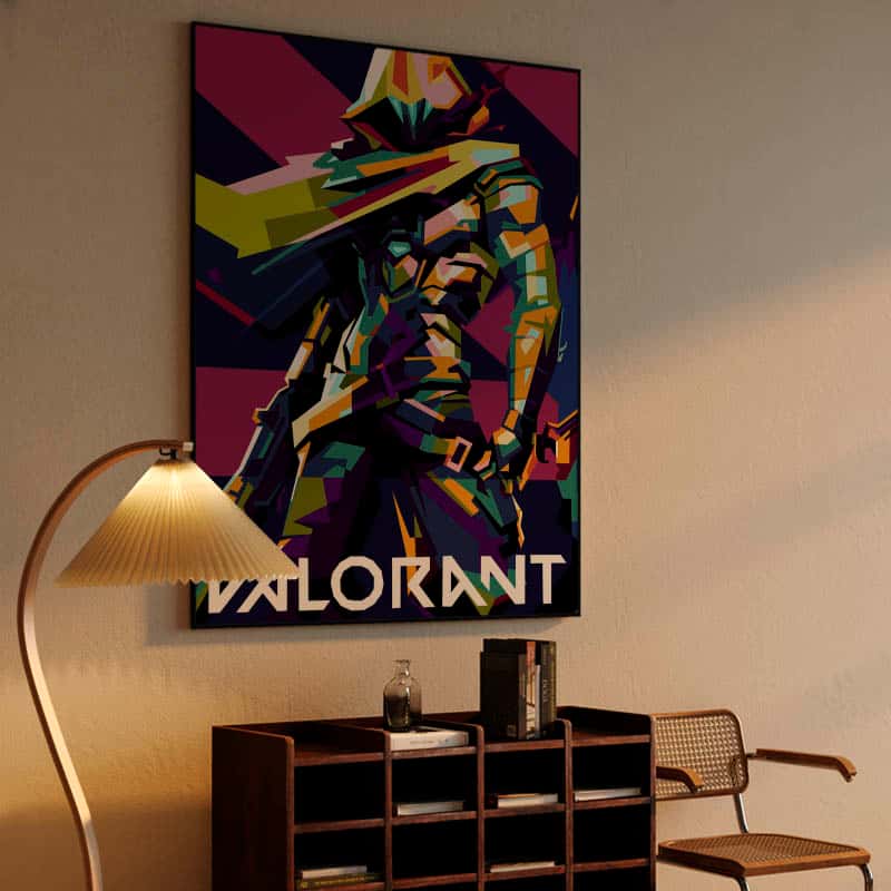 Valorant in wpap pop art thumbnail 4