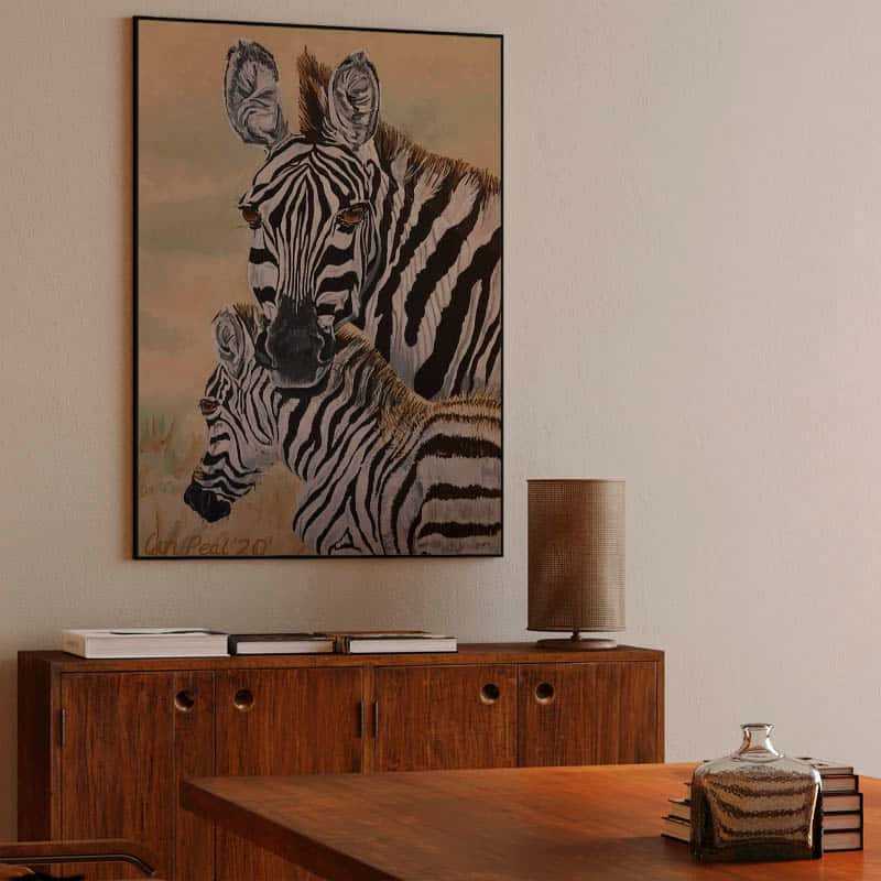 Mother and child zebras thumbnail 3