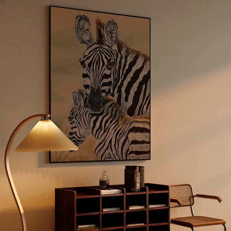 Mother and child zebras thumbnail 4