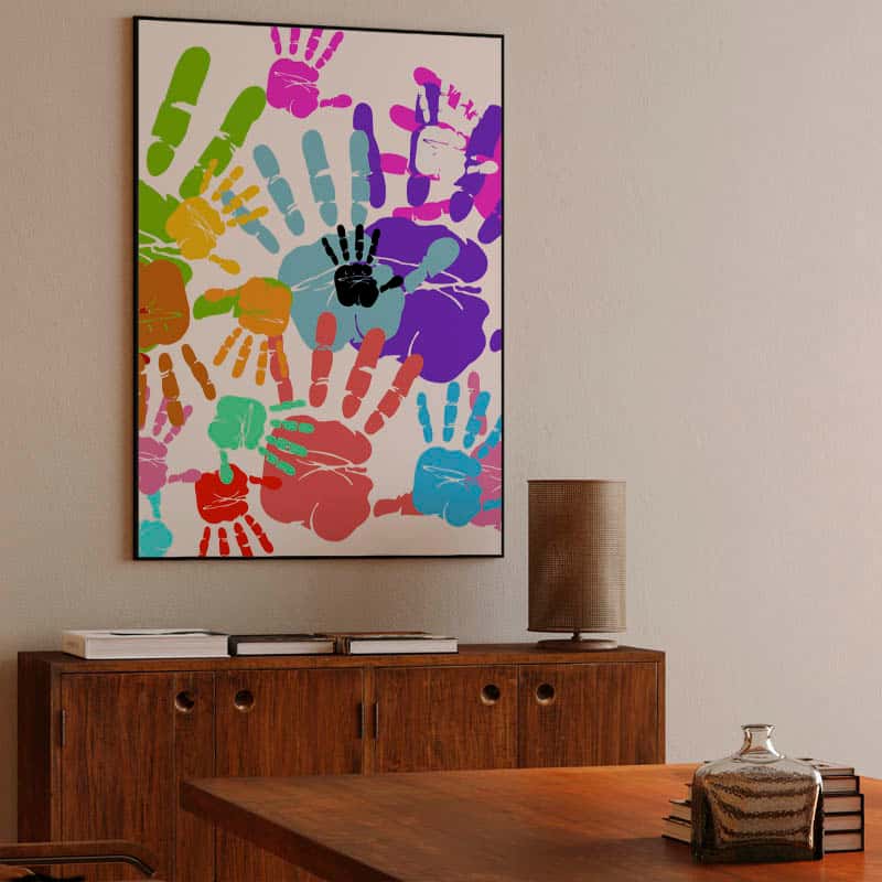 Colorful hands thumbnail 3