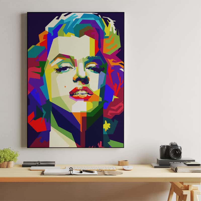Marilyn Monroe Pop Art WPAP thumbnail 2