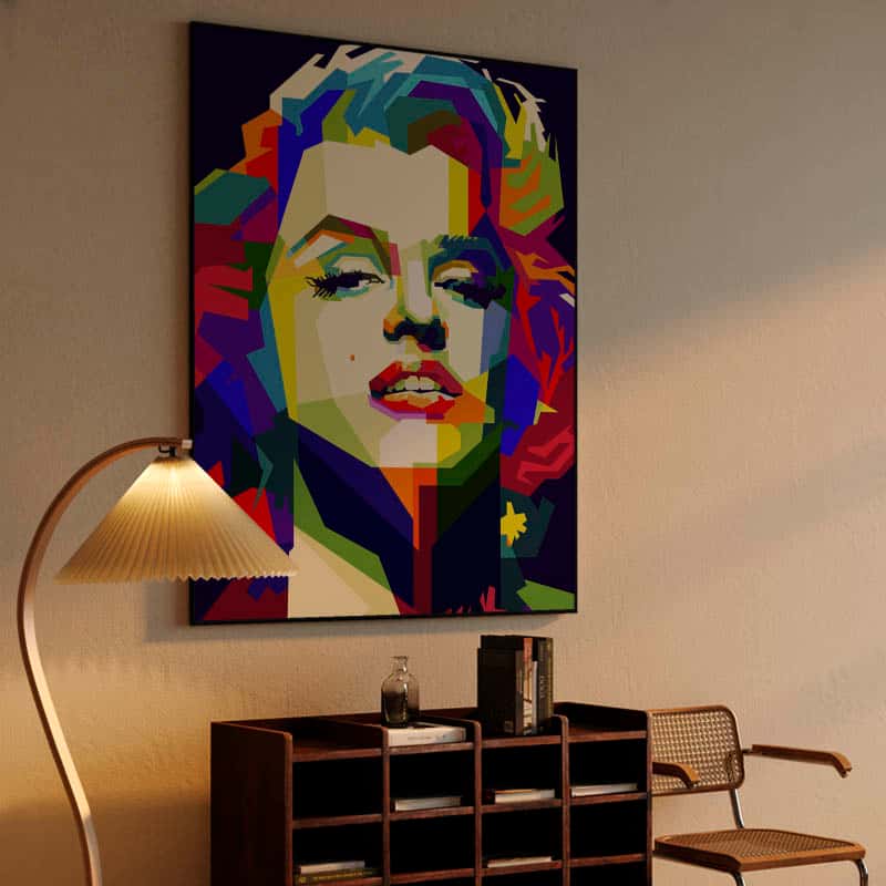 Marilyn Monroe Pop Art WPAP thumbnail 4