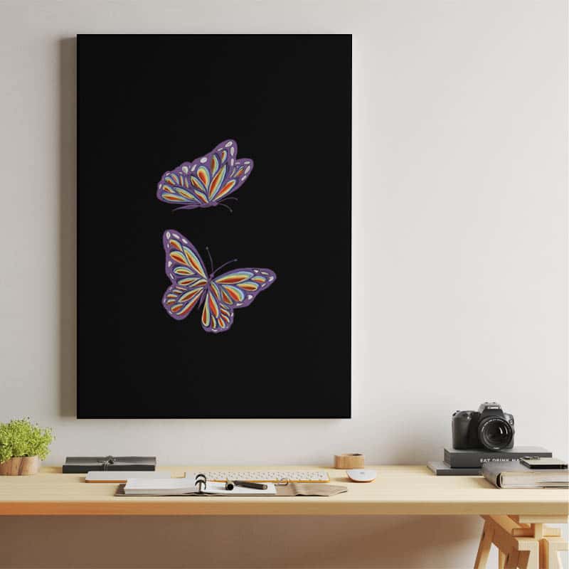 Rainbow butterflies thumbnail 2