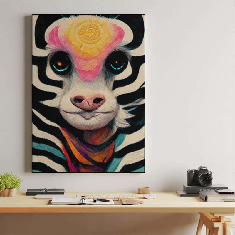 Zebras painting thumbnail 2