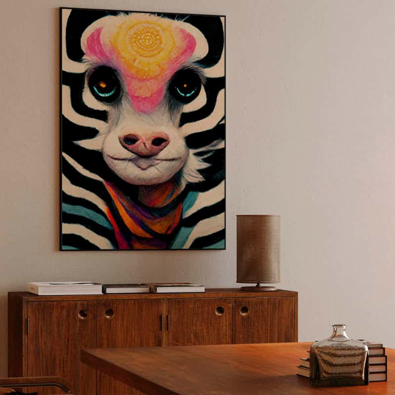 Zebras painting thumbnail 3