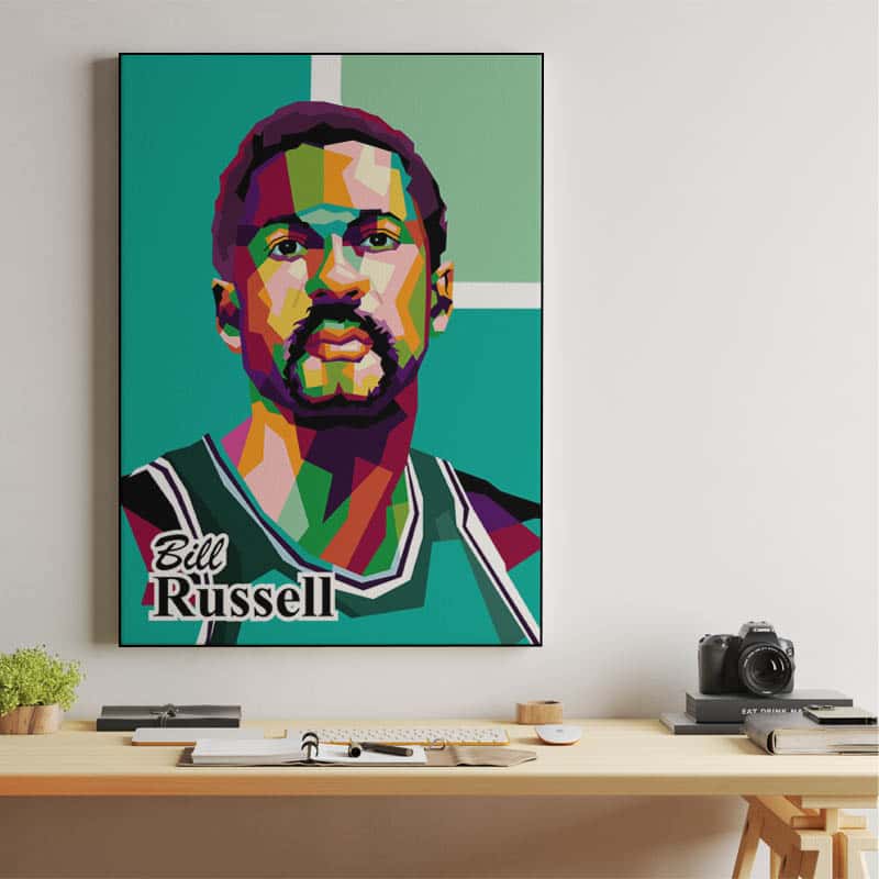 Bill Russel in trending pop art thumbnail 2