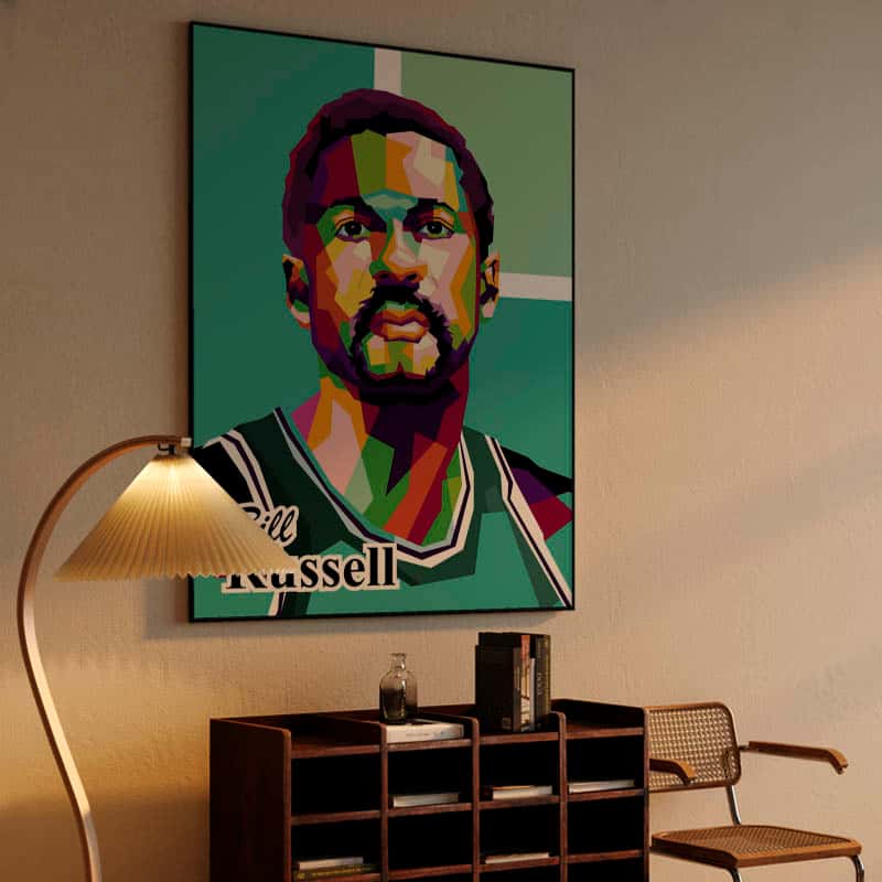 Bill Russel in trending pop art thumbnail 4
