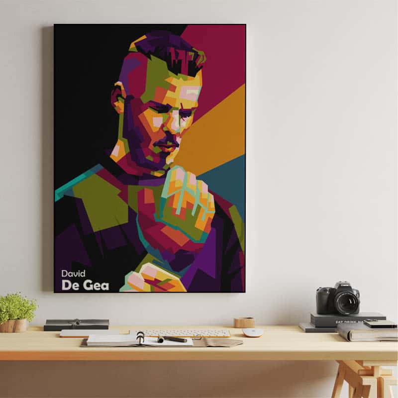David De Gea amazing football pop art thumbnail 2