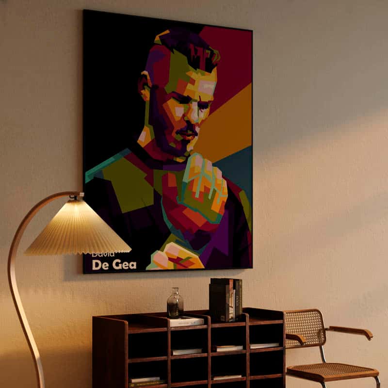 David De Gea amazing football pop art thumbnail 4
