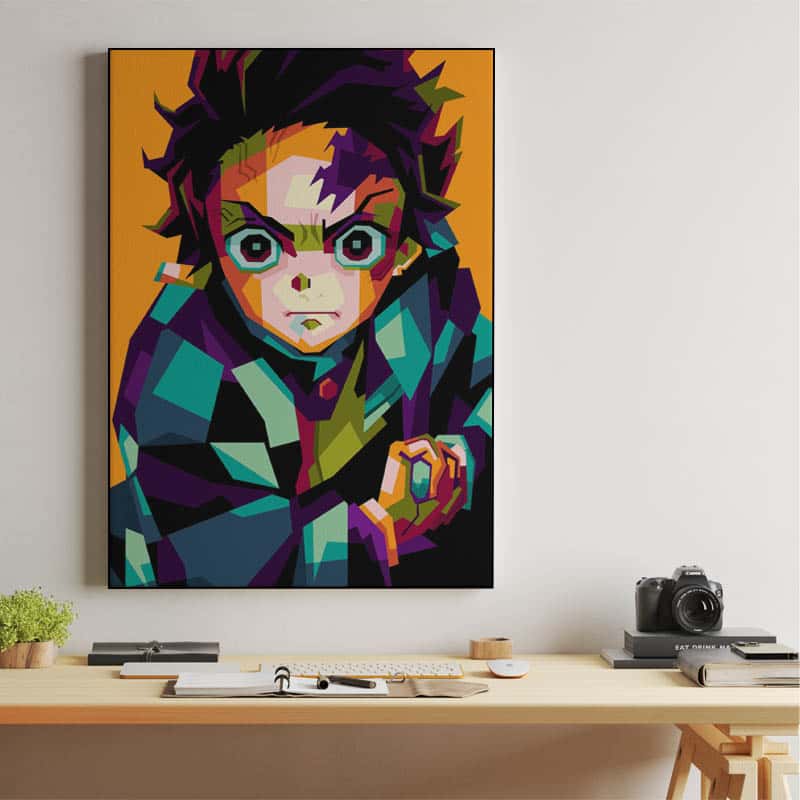 Anime Demon Slayers Pop art 1 thumbnail 2